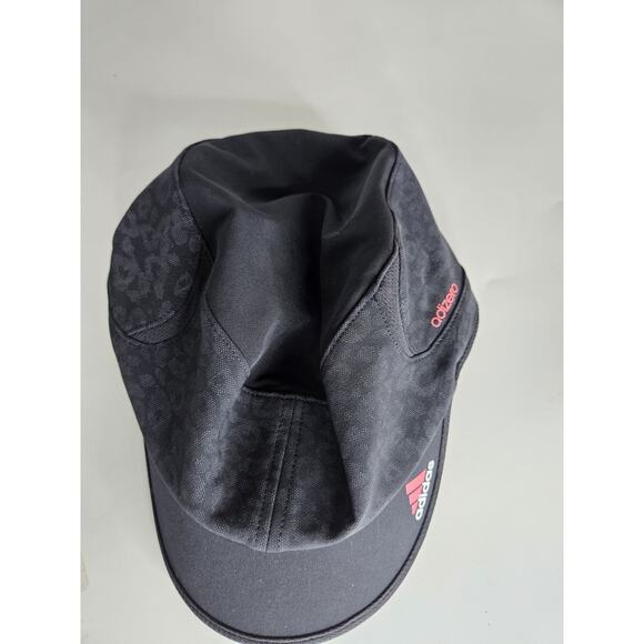 Adidas Adizero Climacool Black Cheeta Print Adjustable Women's Running Cap Hat - Picture 1 of 4